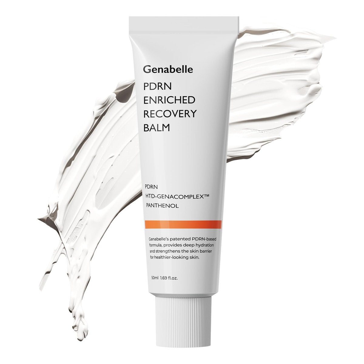 Genabelle PDRN Enriched Recovery Balm – 5,000 ppm PDRN & 10,000 ppm Panthenol Soothing Repair Cream for Sensitive Skin, Hydration & Barrier Strengthening, Glass Skin, Korean Skincare - 50ml (1.69 fl.oz) Avelisse
