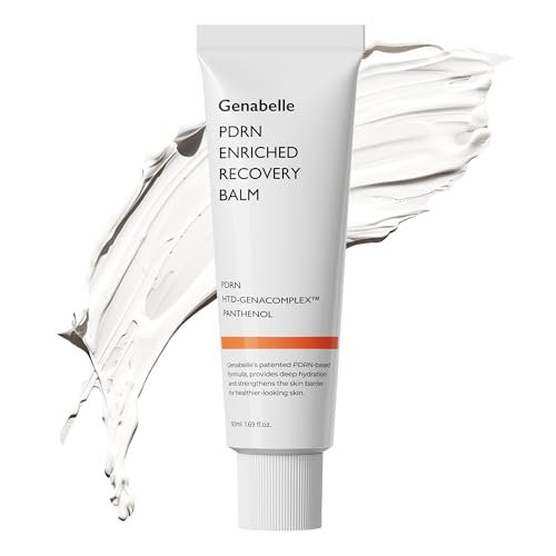 Genabelle PDRN Enriched Recovery Balm – 5,000 ppm PDRN & 10,000 ppm Panthenol Soothing Repair Cream for Sensitive Skin, Hydration & Barrier Strengthening, Glass Skin, Korean Skincare - 50ml (1.69 fl.oz) Avelisse