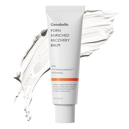 Genabelle PDRN Enriched Recovery Balm – 5,000 ppm PDRN & 10,000 ppm Panthenol Soothing Repair Cream for Sensitive Skin, Hydration & Barrier Strengthening, Glass Skin, Korean Skincare - 50ml (1.69 fl.oz) Avelisse