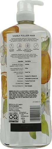 Pantene Essential Botanicals Jasmine & Citrus Shampoo, 38.2 fl oz Avelisse
