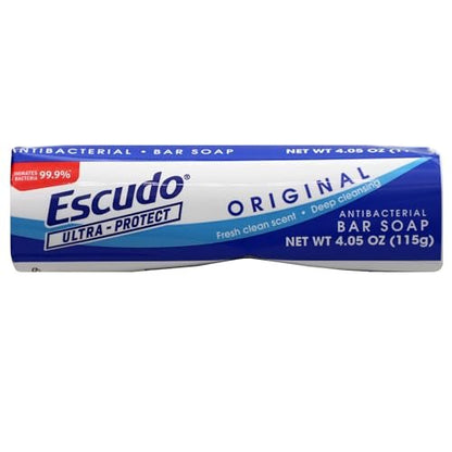 Escudo Ultra-Protect Original Antibacterial Bar Soap, 4.05 oz, 6 Pack, Fresh Clean Scent