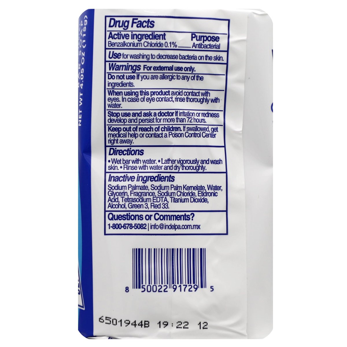 Escudo Ultra-Protect Original Antibacterial Bar Soap, 4.05 oz, 6 Pack, Fresh Clean Scent - görsel 7
