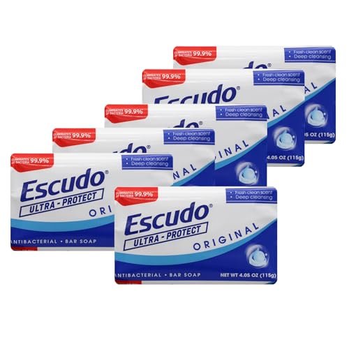 Escudo Ultra-Protect Original Antibacterial Bar Soap, 4.05 oz, 6 Pack, Fresh Clean Scent - görsel 2