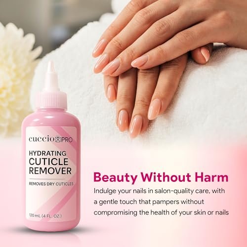 Cuccio Pro Hydrating Cuticle Remover 4 fl oz – Professional Fast-Acting Cuticle Softener & Remover for Dry, Rough Cuticles, Moisturizing Lanolin-Infused Formula for Healthy Nails - görsel 12