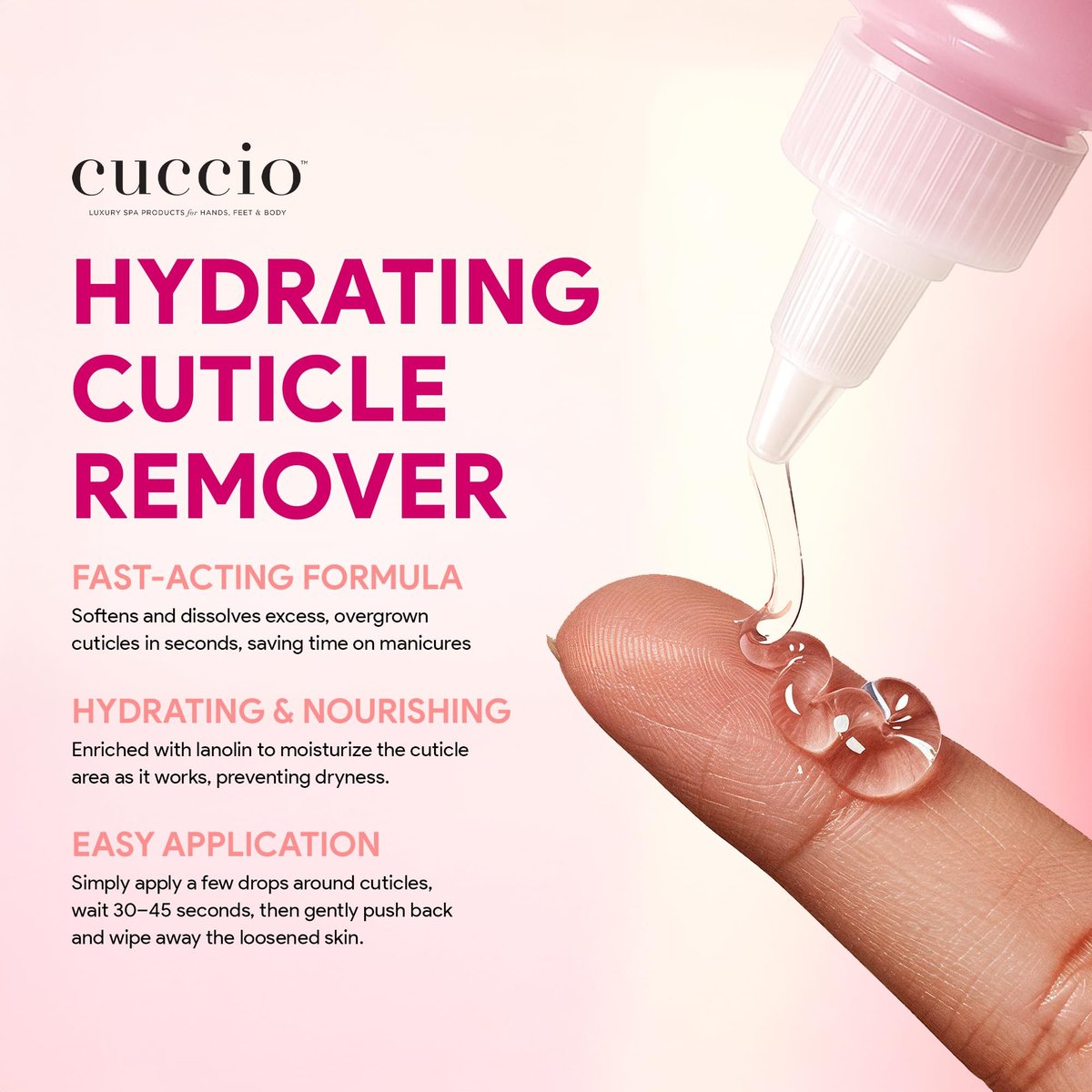 Cuccio Pro Hydrating Cuticle Remover 4 fl oz – Professional Fast-Acting Cuticle Softener & Remover for Dry, Rough Cuticles, Moisturizing Lanolin-Infused Formula for Healthy Nails - görsel 13