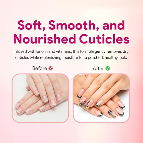 Cuccio Pro Hydrating Cuticle Remover 4 fl oz – Professional Fast-Acting Cuticle Softener & Remover for Dry, Rough Cuticles, Moisturizing Lanolin-Infused Formula for Healthy Nails - görsel 6