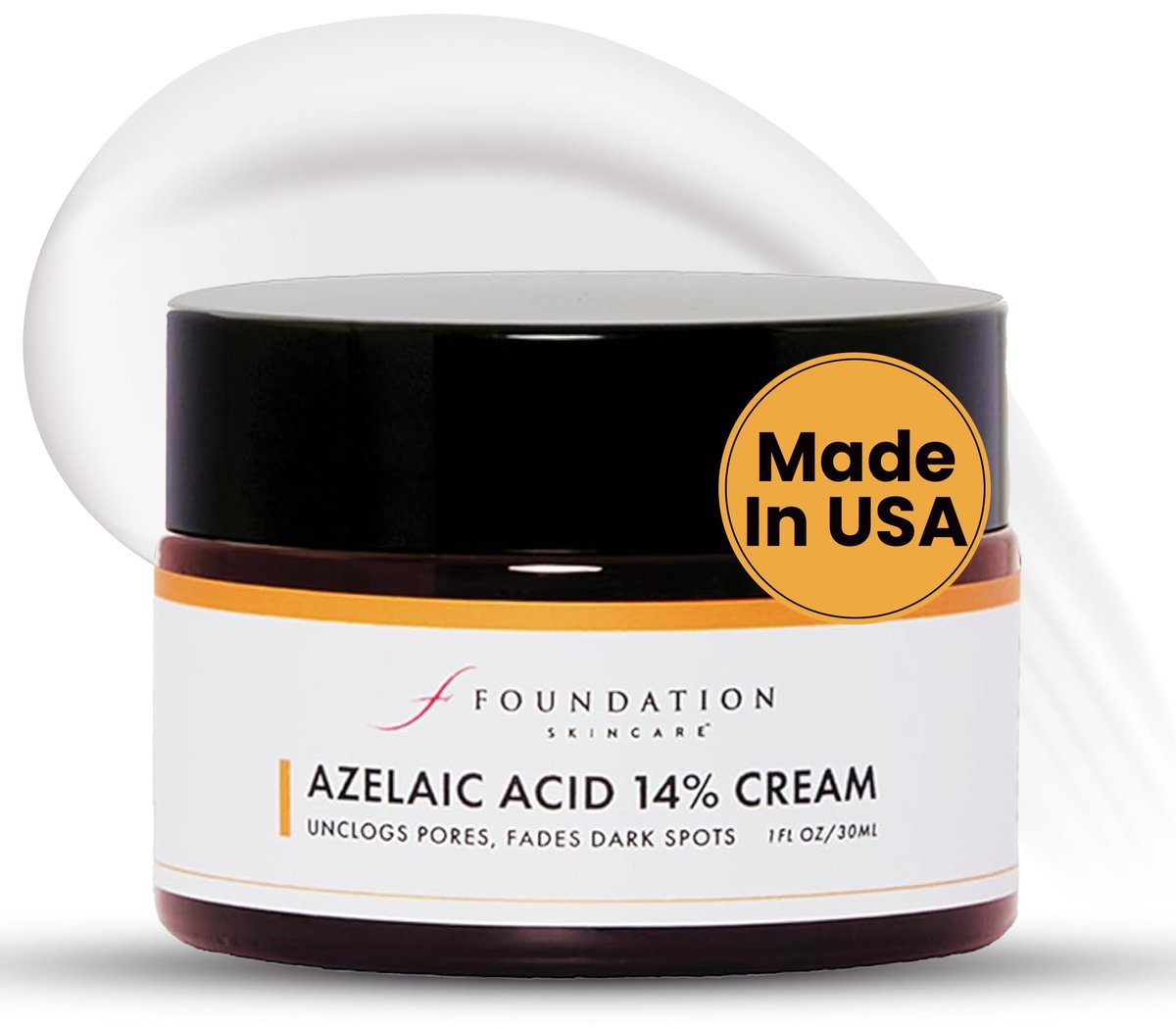 Foundation Skincare Azelaic Acid for Face 14% (1 Fl Oz) – Dermatologist Formula for Uneven and Blemish-Prone Skin, Supports Balanced Tone & Smooth Texture for Men & Women Avelisse