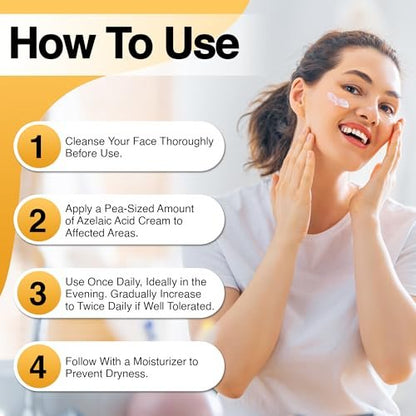 Foundation Skincare Azelaic Acid for Face 14% (1 Fl Oz) – Dermatologist Formula for Uneven and Blemish-Prone Skin, Supports Balanced Tone & Smooth Texture for Men & Women Avelisse