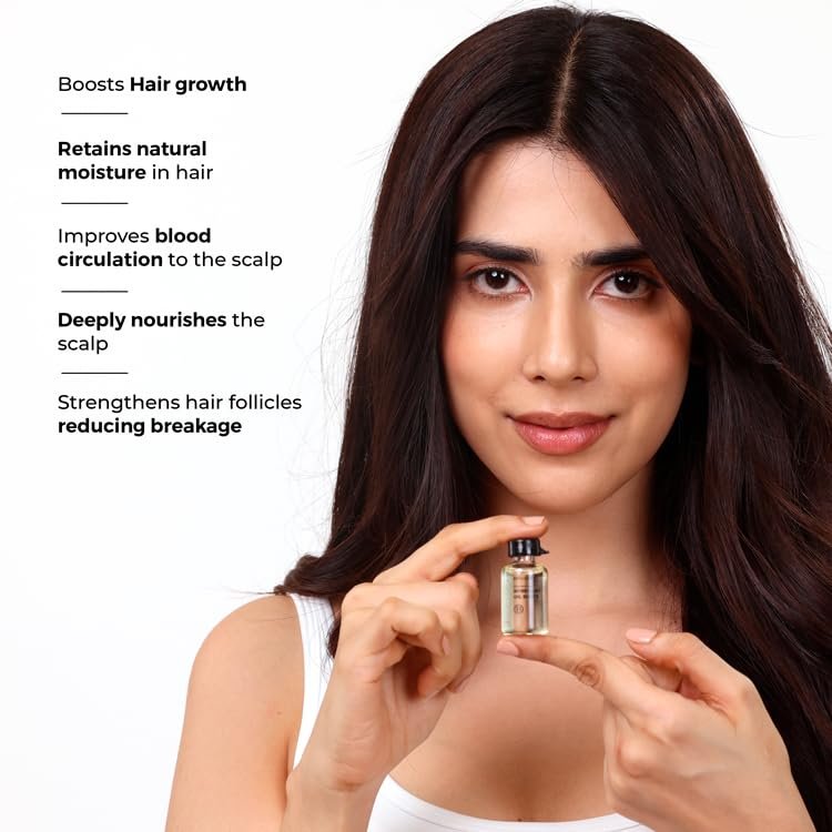 BRILLARE 20% Rosemary Oil Shots for Rapid Hair Growth – Improves Thickness, Controls Hair Fall, Nourishes Scalp – 100% Natural, Non-Greasy Hair Oil Shots for Men & Women (8-Pack) Avelisse