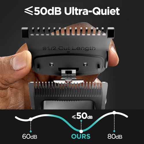 Yineel Professional Cordless Hair Clippers & Trimmer Set – Super Quiet LED Display, for Men, Women, Kids & Pets - görsel 10