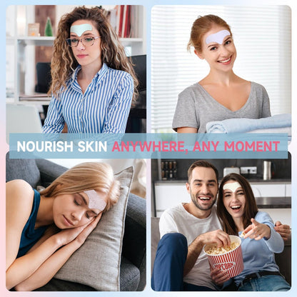 kindshine 40PCS Forehead Wrinkle Patches – Anti-Wrinkle Facial Patches with Hyaluronic Acid & Collagen, Overnight Forehead Wrinkle Smoothers Avelisse