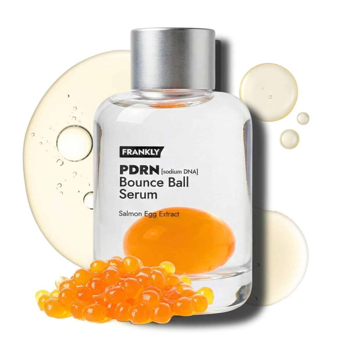 FRANKLY Salmon PDRN Bounce Ball Serum – 99% Pure Salmon DNA PDRN for Post Microneedling Recovery, Redness & Damaged Skin Repair | Glass Skin Korean Skincare | Lightweight, Non Sticky | 1.01 fl oz - görsel 1