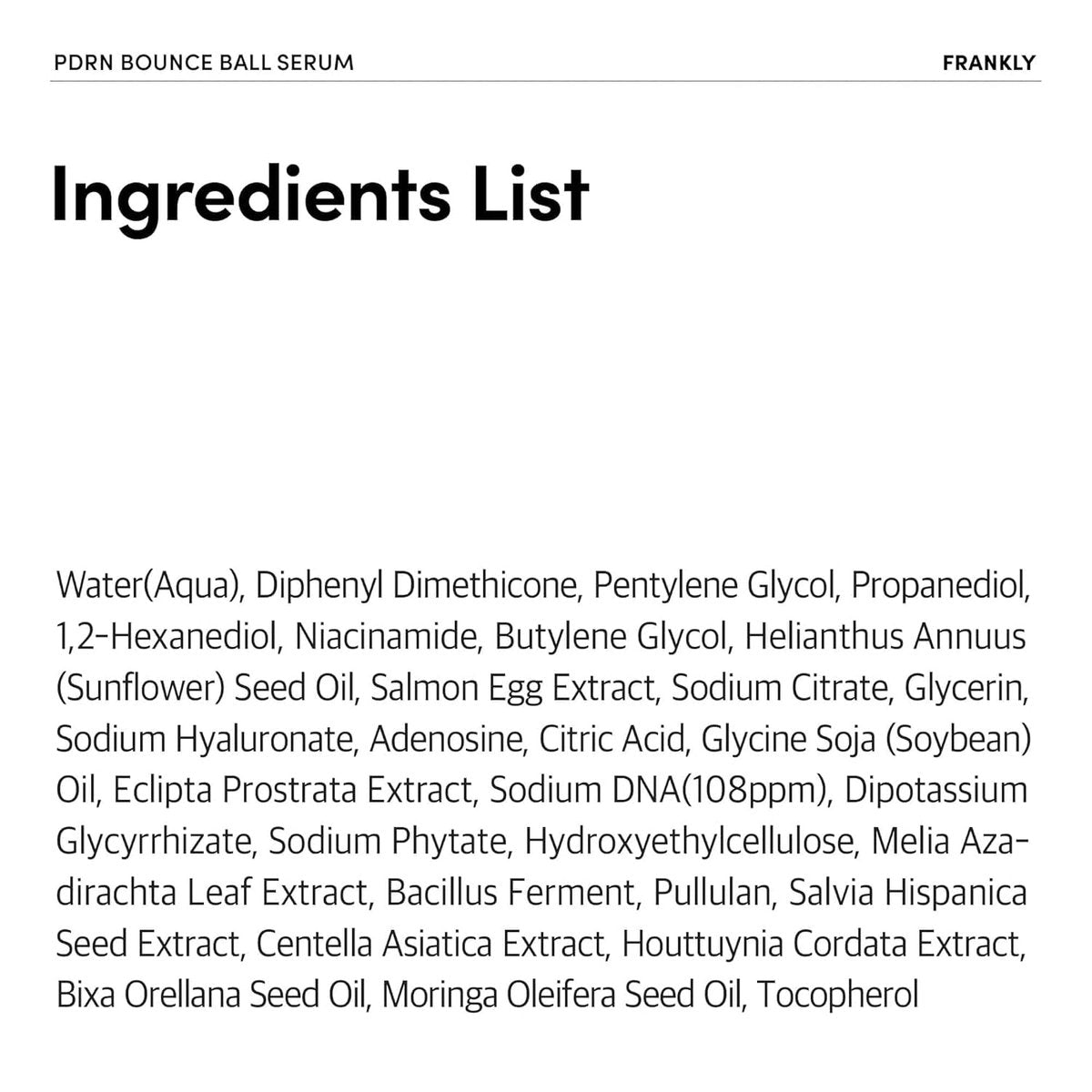 FRANKLY Salmon PDRN Bounce Ball Serum – 99% Pure Salmon DNA PDRN for Post Microneedling Recovery, Redness & Damaged Skin Repair | Glass Skin Korean Skincare | Lightweight, Non Sticky | 1.01 fl oz - görsel 17