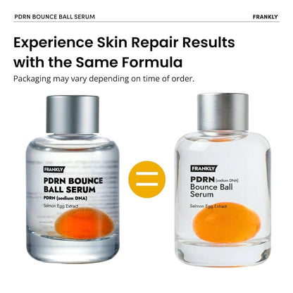 FRANKLY Salmon PDRN Bounce Ball Serum – 99% Pure Salmon DNA PDRN for Post Microneedling Recovery, Redness & Damaged Skin Repair | Glass Skin Korean Skincare | Lightweight, Non Sticky | 1.01 fl oz