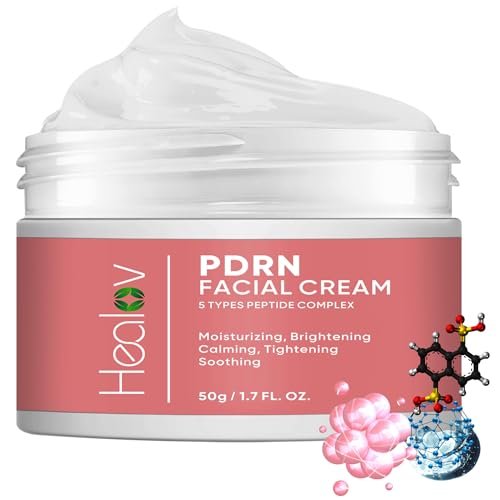 PDRN Cream – Rejuvenating Korean Face Moisturizer with Salmon DNA, Niacinamide & Vitamin C – Anti-Aging, Firming, Plumping Daily Cream for Dark Spots, Uneven Tone, Glow, Collagen & Barrier Repair - görsel 2