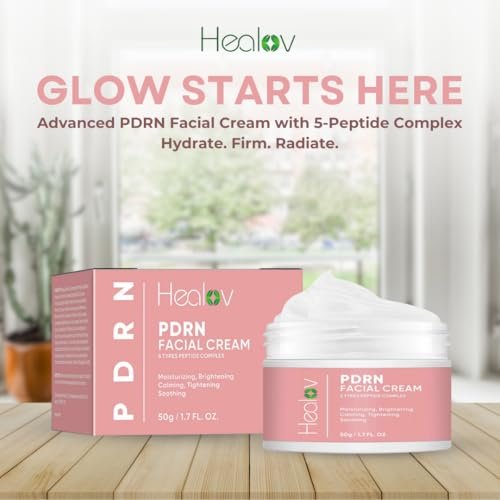 PDRN Cream – Rejuvenating Korean Face Moisturizer with Salmon DNA, Niacinamide & Vitamin C – Anti-Aging, Firming, Plumping Daily Cream for Dark Spots, Uneven Tone, Glow, Collagen & Barrier Repair - görsel 4