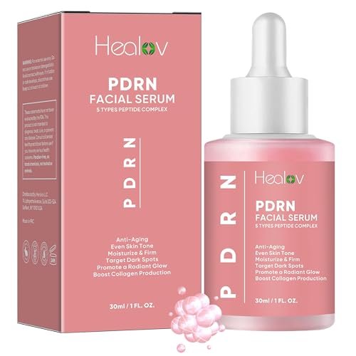 Healov PDRN Serum – Rejuvenating Peptide Face Serum with Salmon DNA for Anti-Aging, Hydration, Collagen Boost, and Barrier Repair – Brightening Daily Skincare for Dark Spots and Uneven Tone - görsel 1