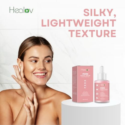 Healov PDRN Serum – Rejuvenating Peptide Face Serum with Salmon DNA for Anti-Aging, Hydration, Collagen Boost, and Barrier Repair – Brightening Daily Skincare for Dark Spots and Uneven Tone