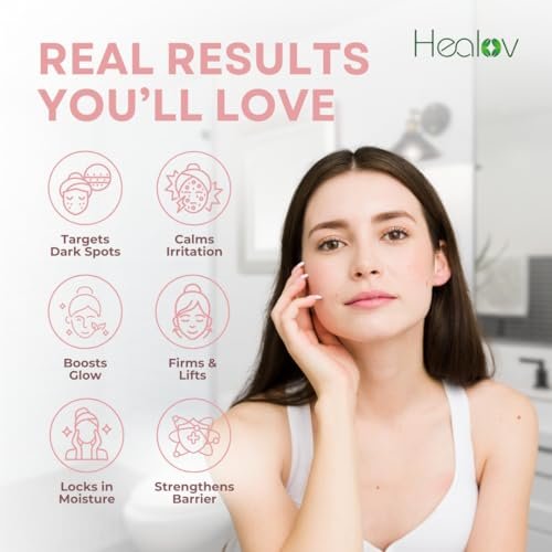 Healov PDRN Serum – Rejuvenating Peptide Face Serum with Salmon DNA for Anti-Aging, Hydration, Collagen Boost, and Barrier Repair – Brightening Daily Skincare for Dark Spots and Uneven Tone - görsel 7