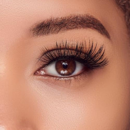 BeBlinky False Eyelashes Lash Extension Kit 08 – 120 Voluminous Clusters 9mm-16mm, Narrow Band, Easy Apply & Remove, No Damage to Natural Lashes Avelisse