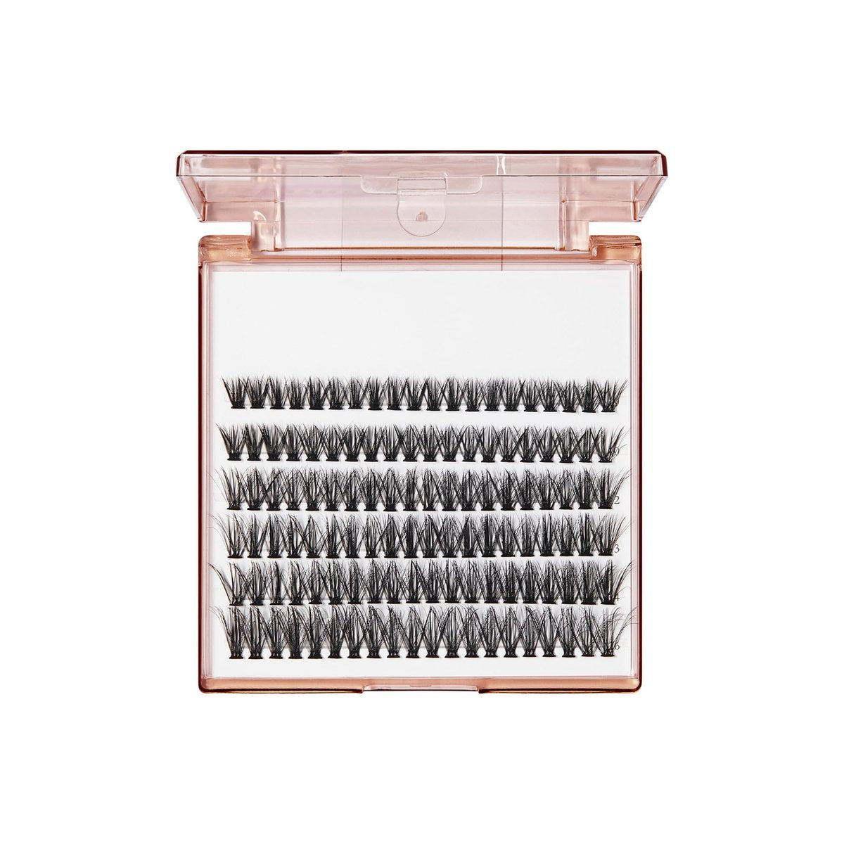 BeBlinky False Eyelashes Lash Extension Kit 08 – 120 Voluminous Clusters 9mm-16mm, Narrow Band, Easy Apply & Remove, No Damage to Natural Lashes Avelisse