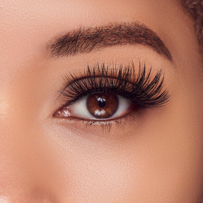 BeBlinky False Eyelashes Lash Extension Kit 08 – 120 Voluminous Clusters 9mm-16mm, Narrow Band, Easy Apply & Remove, No Damage to Natural Lashes Avelisse
