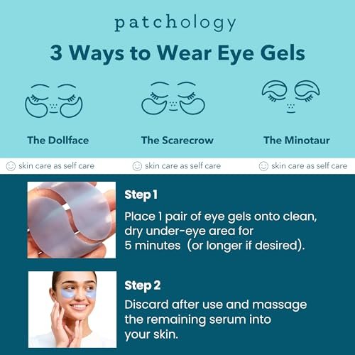 Patchology Bridal Shower Gift Box – Something Blue Cooling Under Eye Patches with Peptides & Bakuchiol for Depuffing & Firming | Wedding Skincare Gift Set Avelisse