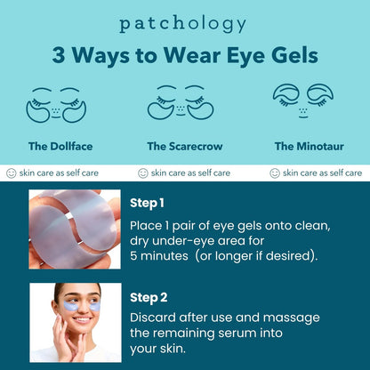 Patchology Bridal Shower Gift Box – Something Blue Cooling Under Eye Patches with Peptides & Bakuchiol for Depuffing & Firming | Wedding Skincare Gift Set Avelisse