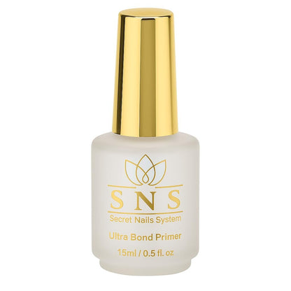 Ultra Bond Primer SNS Secret Nails System - Long-Lasting & Low-Odor Nail Prep Bond Primer for Nail Polish, Gel & Acrylic - Nail Care Product for Professional Salons & Home Manicures & Pedicures, 15 ml