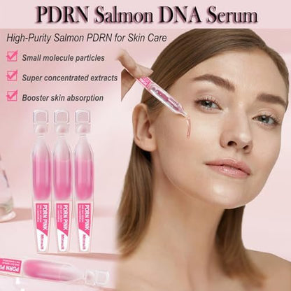 Mtmult Salmon PDRN Serum - Intense Firming, Repairing, Moisturizing with Collagen, Glutathione, Hyaluronic Acid (0.05 fl.oz x 10) Avelisse
