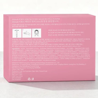 Mtmult Salmon PDRN Serum - Intense Firming, Repairing, Moisturizing with Collagen, Glutathione, Hyaluronic Acid (0.05 fl.oz x 10) Avelisse