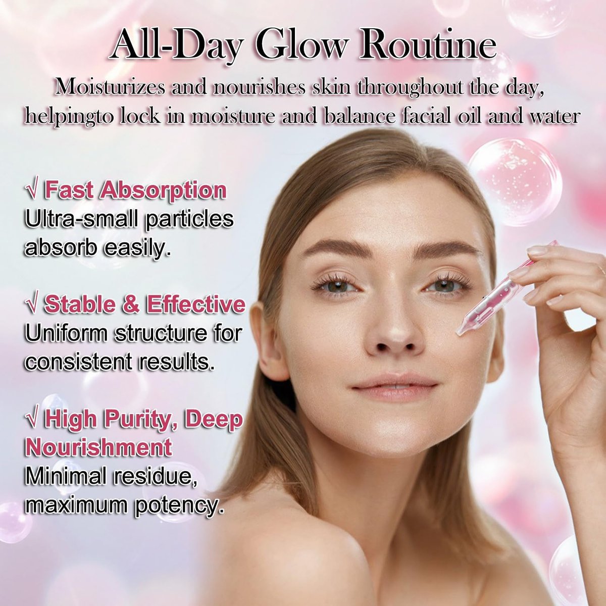 Mtmult Salmon PDRN Serum - Intense Firming, Repairing, Moisturizing with Collagen, Glutathione, Hyaluronic Acid (0.05 fl.oz x 10) Avelisse