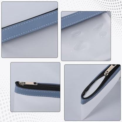 4 Pcs Clear Mini Makeup Zipper Pouch Set - Small Waterproof Cosmetic Bags for Travel, Coin Purse, & Daily Organizing (4.9x4.5 inch) Avelisse
