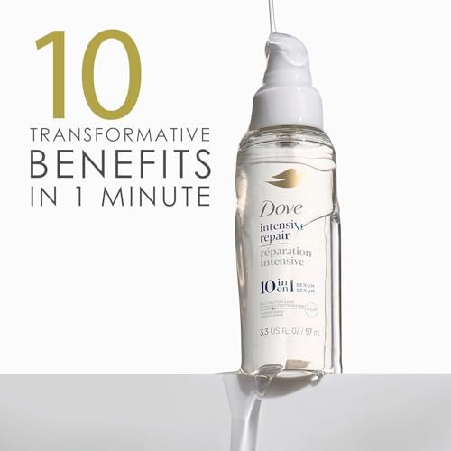 Dove Damage Therapy Intensive Repair Shampoo, Conditioner & Serum Set – Bio-Protein Care for Dry, Damaged Hair (3 Piece Set, 13.1 Fl Oz Each) Avelisse