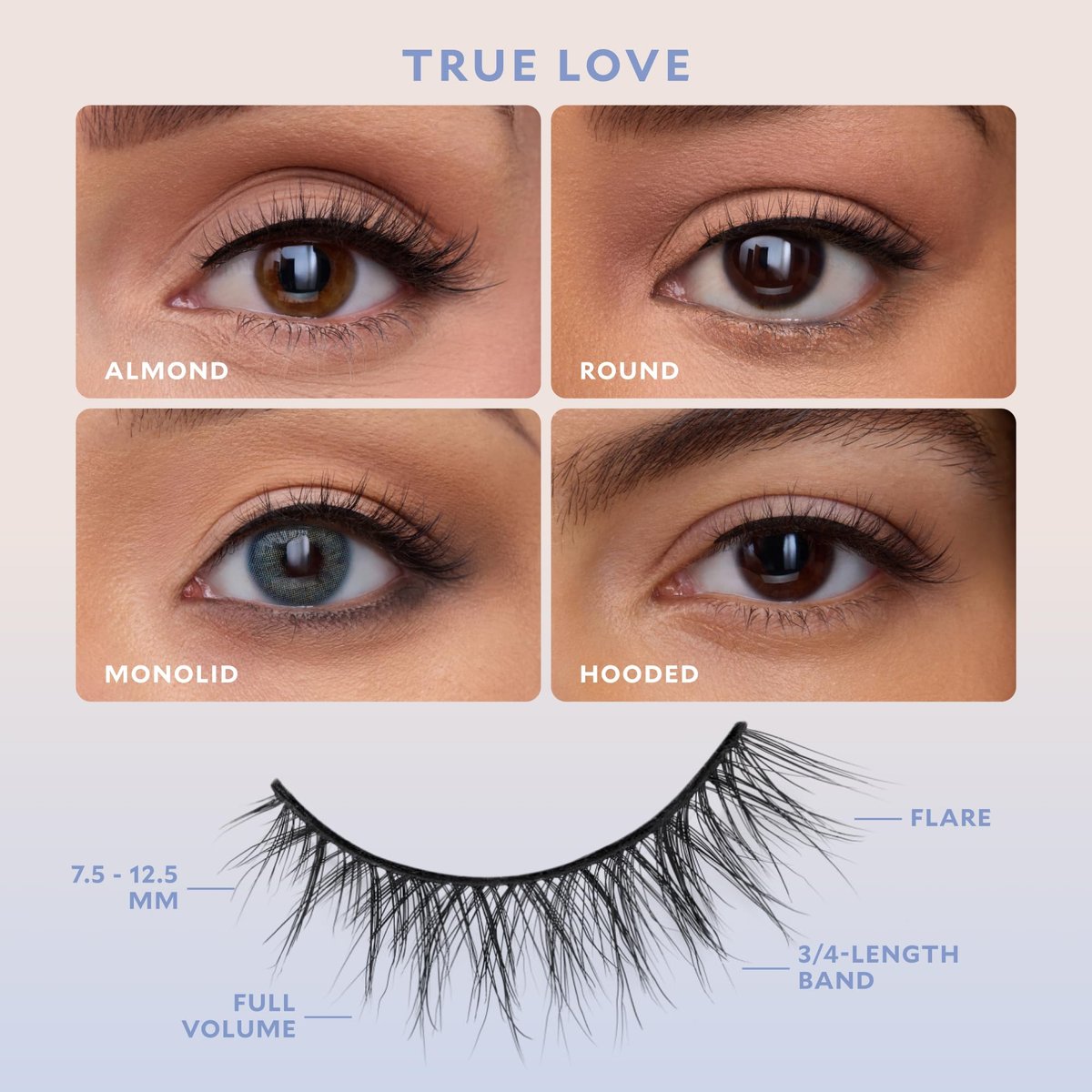 Velour Effortless Self Adhesive Eyelashes (2-Pack) – Reusable Pre Glued Strip Lashes, No Trim Needed, Press On Lashes No Glue, Lightweight Faux Mink Avelisse