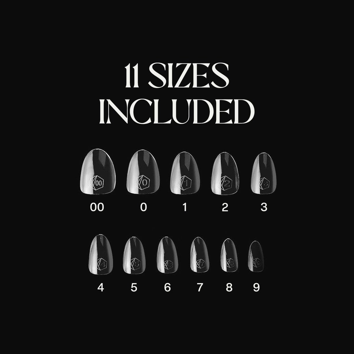 Apres Gel-X Soft Gel Tip Box | Natural Almond Extra Short | 500pc Nail Tips (Sizes 00-9) – Premium Clear Gel Nail Extensions Avelisse