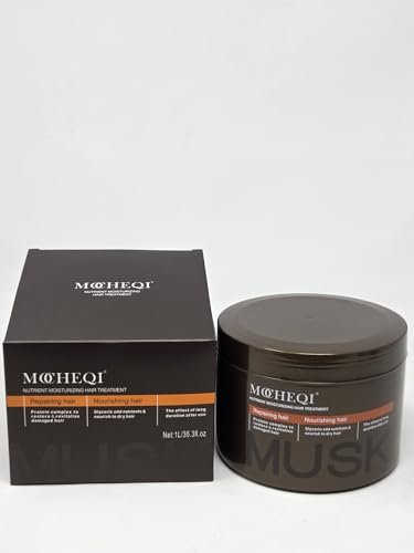 MOCHEQI Deep Repair Hair Mask – Intensive Hydrating & Nourishing Treatment for Dry, Damaged Hair – Restores Elasticity, Prevents Split Ends, Strengthens & Softens – 1L/35.3 fl oz - görsel 2
