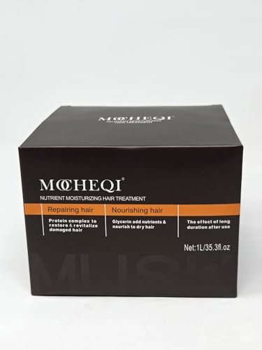 MOCHEQI Deep Repair Hair Mask – Intensive Hydrating & Nourishing Treatment for Dry, Damaged Hair – Restores Elasticity, Prevents Split Ends, Strengthens & Softens – 1L/35.3 fl oz - görsel 12