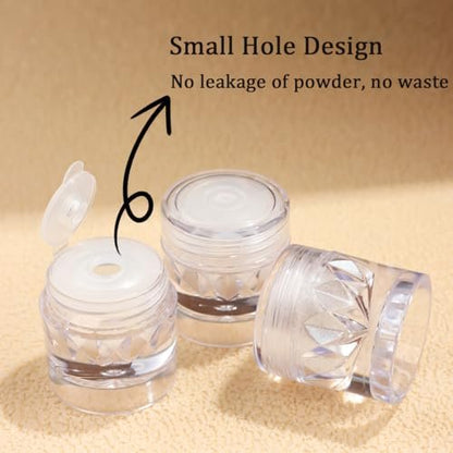 Moonlight White Pearl Chrome Nail Powder – 3 Pcs Super Glossy Holographic Glitter Set