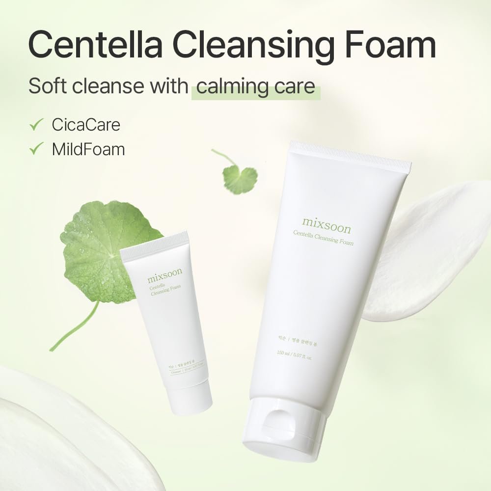 mixsoon Pure Glow Essentials Set - 5-Step Korean Skincare Travel Kit for Hydrating Glass Skin Avelisse