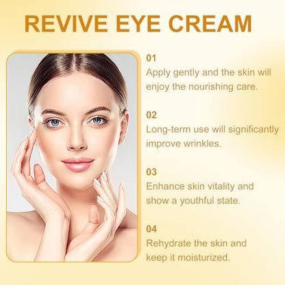 2-Pack Revive Eye Cream with Retinol Peptide – Firming, Hydrating & Anti-Wrinkle Eye Cream for All Skin Types Avelisse