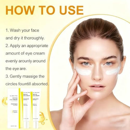 2-Pack Revive Eye Cream with Retinol Peptide – Firming, Hydrating & Anti-Wrinkle Eye Cream for All Skin Types Avelisse