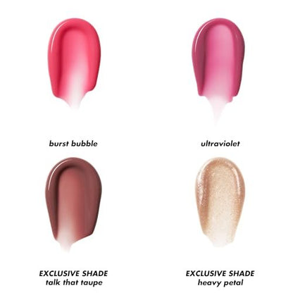 e.l.f. Glow Reviver Plumping Lip Oil Kit - 4 Nourishing Tinted Lip Oils with Jojoba Oil, High-Shine Finish, Vegan & Cruelty-Free Avelisse