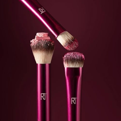 Real Techniques Cherry On Top MesmerEYES Brush Trio – Limited Edition Eyeshadow Blending Brush Set, Vegan & Cruelty-Free Synthetic Bristles Avelisse