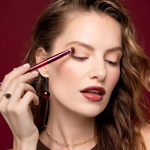 Real Techniques Cherry On Top MesmerEYES Brush Trio – Limited Edition Eyeshadow Blending Brush Set, Vegan & Cruelty-Free Synthetic Bristles Avelisse