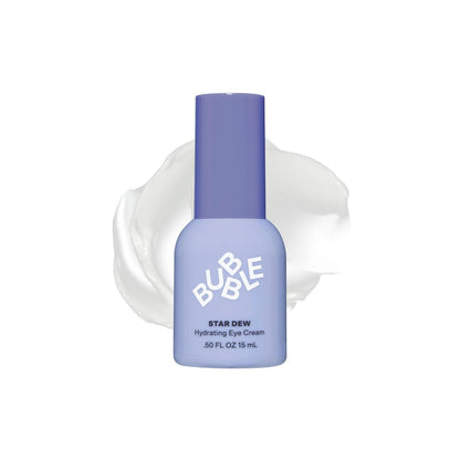 Bubble Skincare Star Dew Hydrating Eye Cream - Moisturizing Under Eye Cream for a Luminous, Dewy Look - Soothes Dryness, Prevents Moisture Loss & Helps Improve the Appearance of Dark Circles (15ml) Avelisse