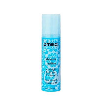 Amika Dream Routine Overnight Hydrating Hair Mask | No Rinse Leave-In Treatment for Dry Hair with Hyaluronic Acid Avelisse
