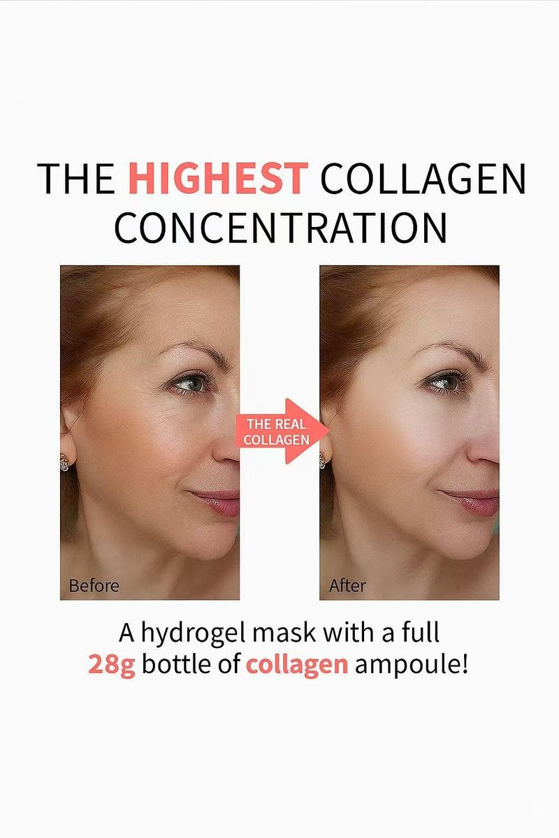 Loseedsoo Deep Collagen Anti Wrinkle Lifting Face Mask – 5 Pack, 28g Each – Firming, Brightening, Hydrating Sheet Mask with 83% Low Molecular Collagen for Anti-Aging and Skin Tightening - görsel 7