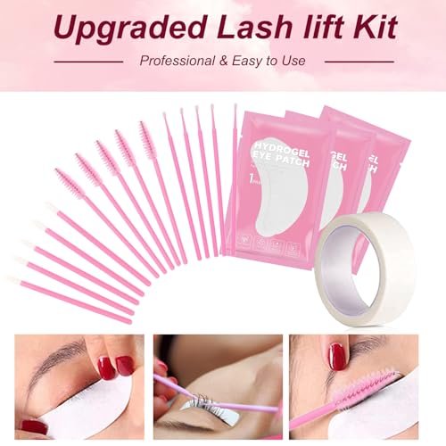 Professional Lash Lift Kit | Semi-Permanent Eyelash Perm & Curl Kit for Home or Salon Use - görsel 16