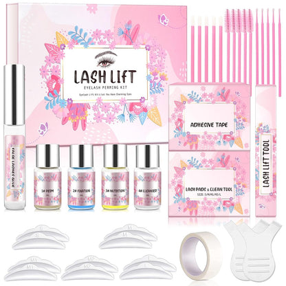 Professional Lash Lift Kit | Semi-Permanent Eyelash Perm & Curl Kit for Home or Salon Use